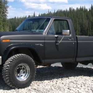 BW-20011-11 Bushwacher Cut-Out Fender Flares front pair